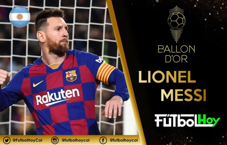 Messi logra sexto Balón de Oro