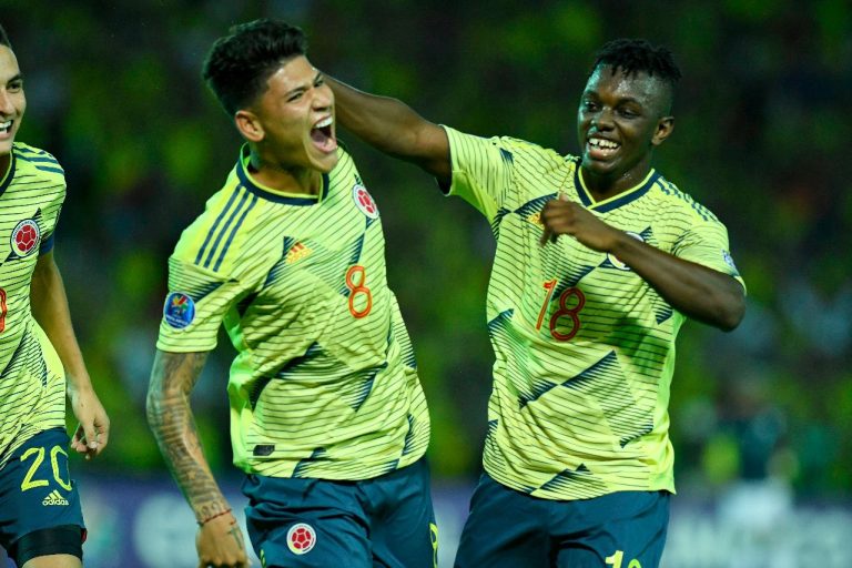Colombia reaccionó y goleó a Ecuador