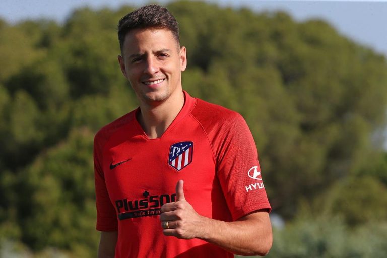 Arias entrenó con sus compañeros en el Atlético