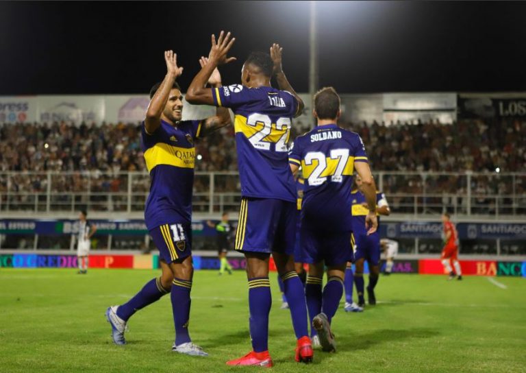 Sebastián Villa sumó su segundo gol con Boca en la temporada