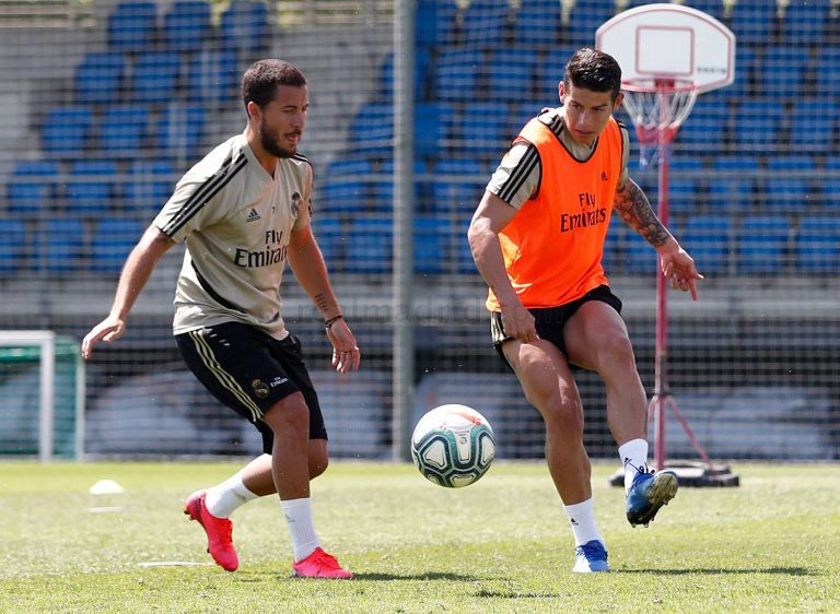 El Madrid sigue entrenando en pequeños grupos