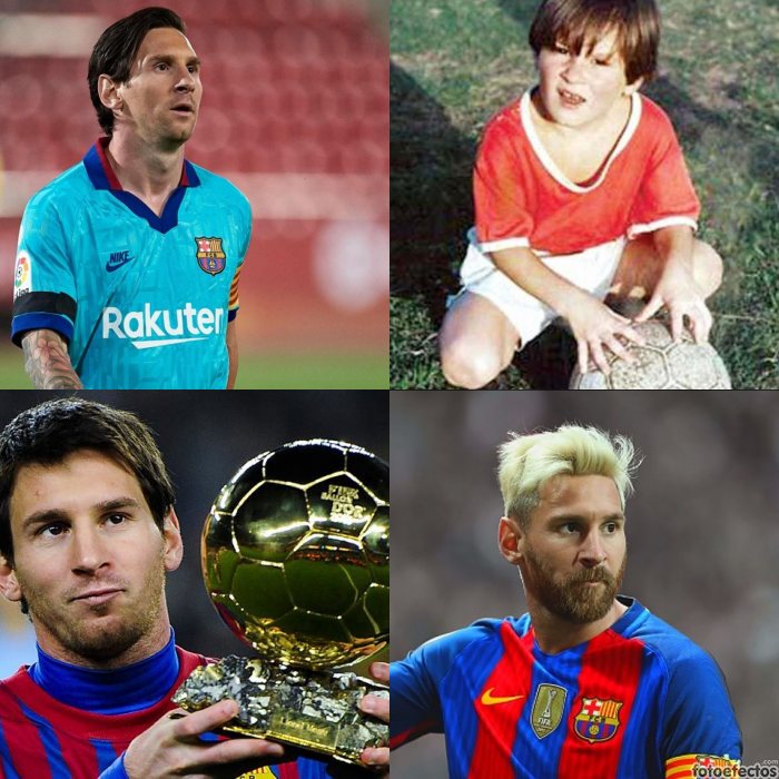Los looks de Messi a través de los años