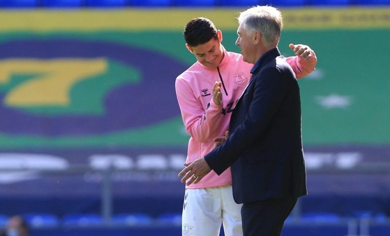 Con James, mis delanteros marcarán muchos goles: Ancelotti