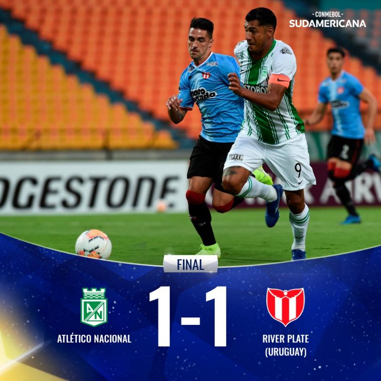 Nacional cedió terreno en la Sudamericana