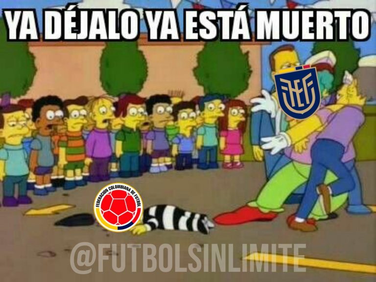 Los memes que dejo la derrota de Colombia