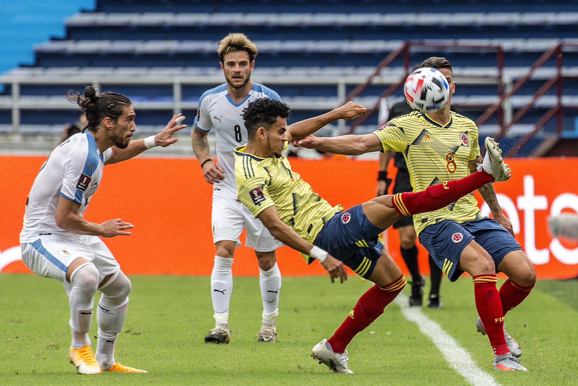 En imágenes, el partido entre Colombia vs Uruguay Futbol Hoy