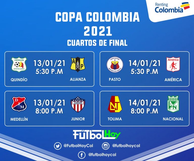 Prográmese con los cuartos de final de la Copa Colombia