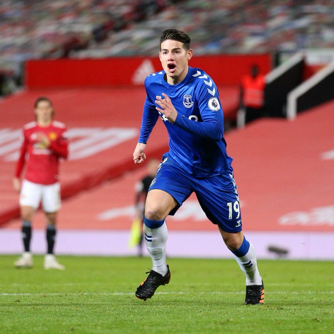 James cumplió en Old Trafford