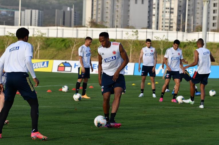 En imágenes: El entrenamiento de la Selección Colombia
