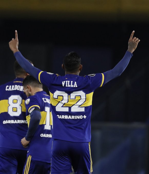 Villa aportó en la clasificación de Boca