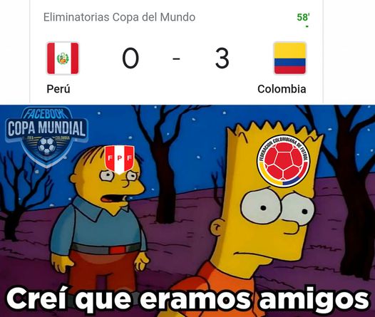 Los memes que dejó la victoria de Colombia