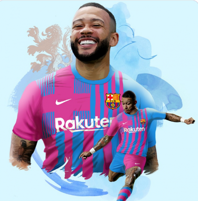 Memphis Depay aterriza en Catalunya