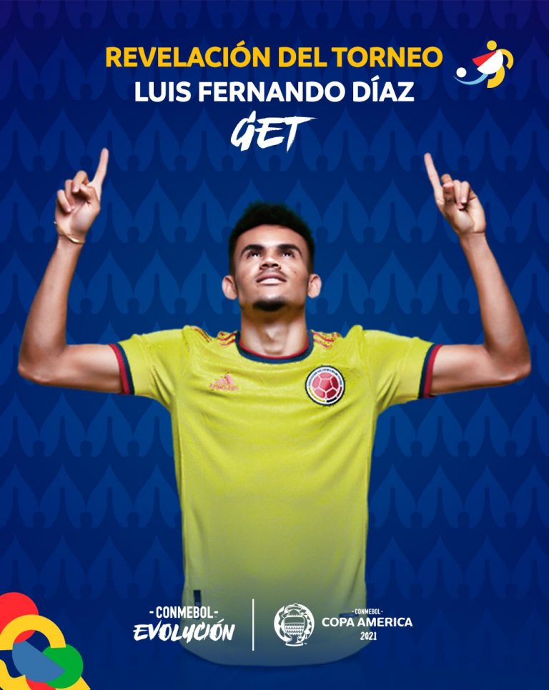 Díaz, en equipo ideal de la Copa América
