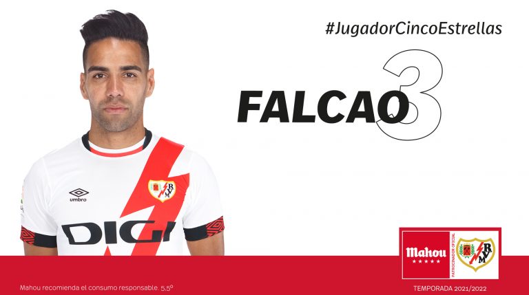 Falcao, jugador del mes del Rayo