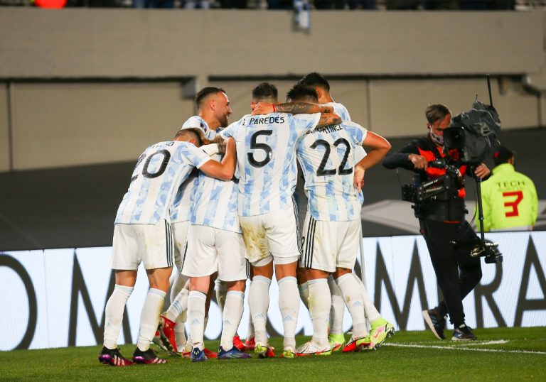 Recital de Argentina ante Uruguay