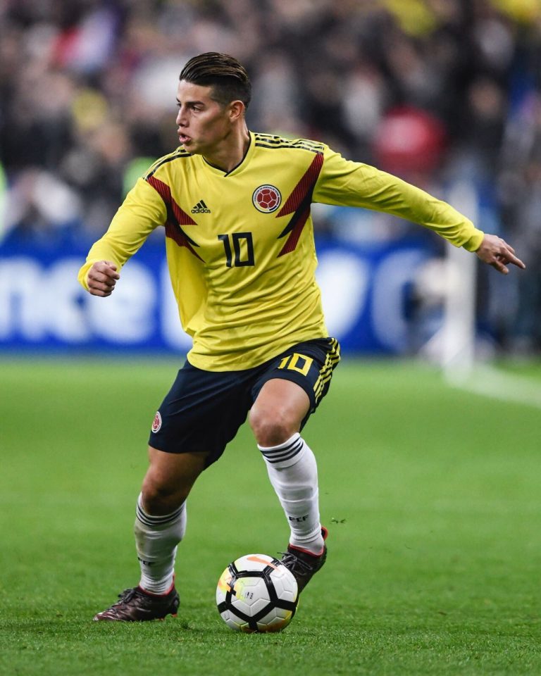 James regresa a la selección Colombia