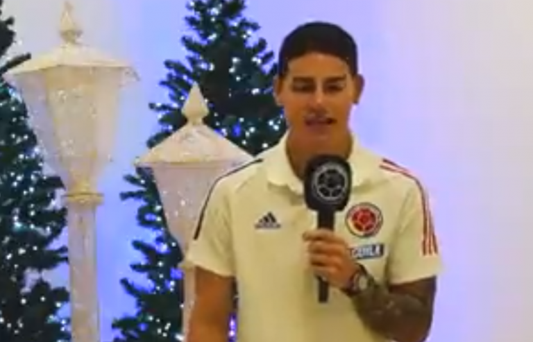 Selección Colombia envió saludo navideño