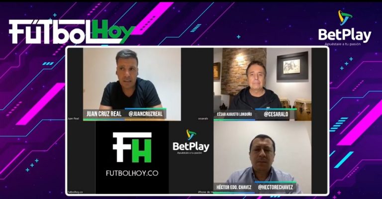 Una charla de fútbol con Juan Cruz Real, futbolhoy.co y Betplay