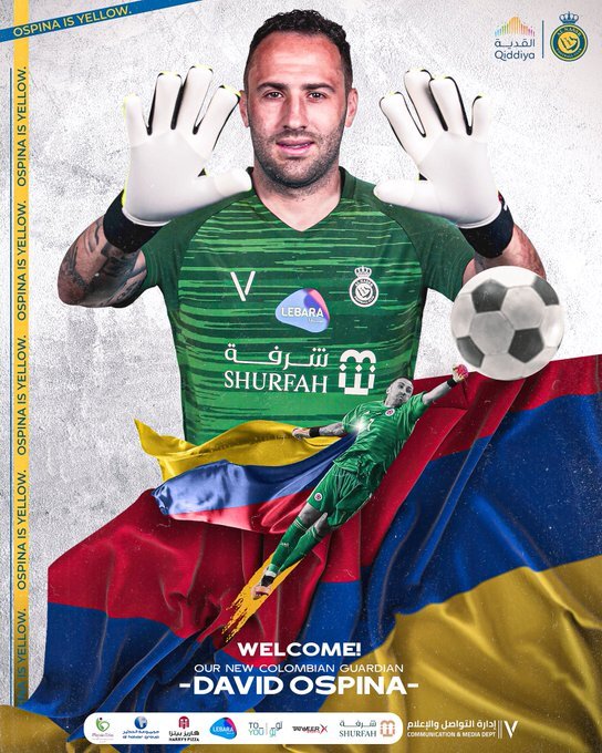 Al Nassr oficializó a Ospina