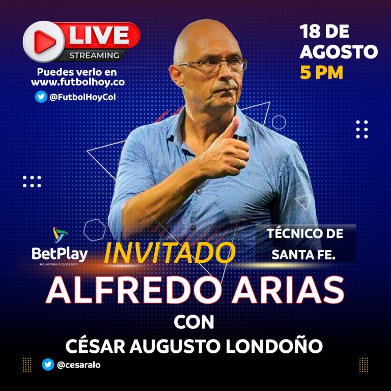 Charla futbolera con Alfredo Arias