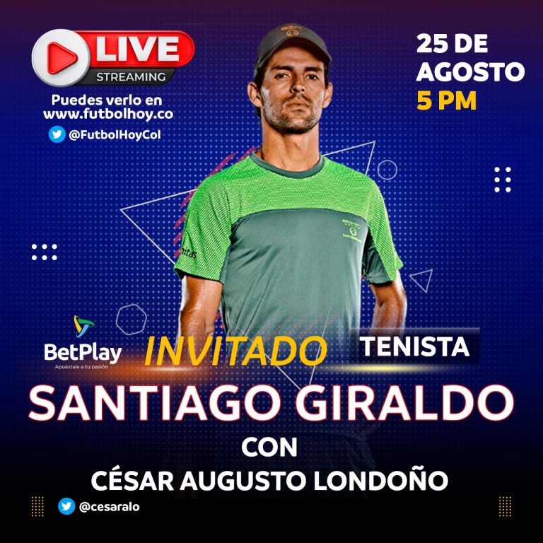 Una charla de tennis con Santiago Giraldo y BetPlay