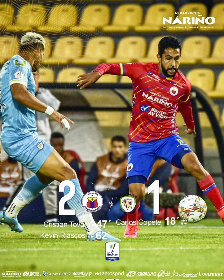 Pasto sigue en los ocho