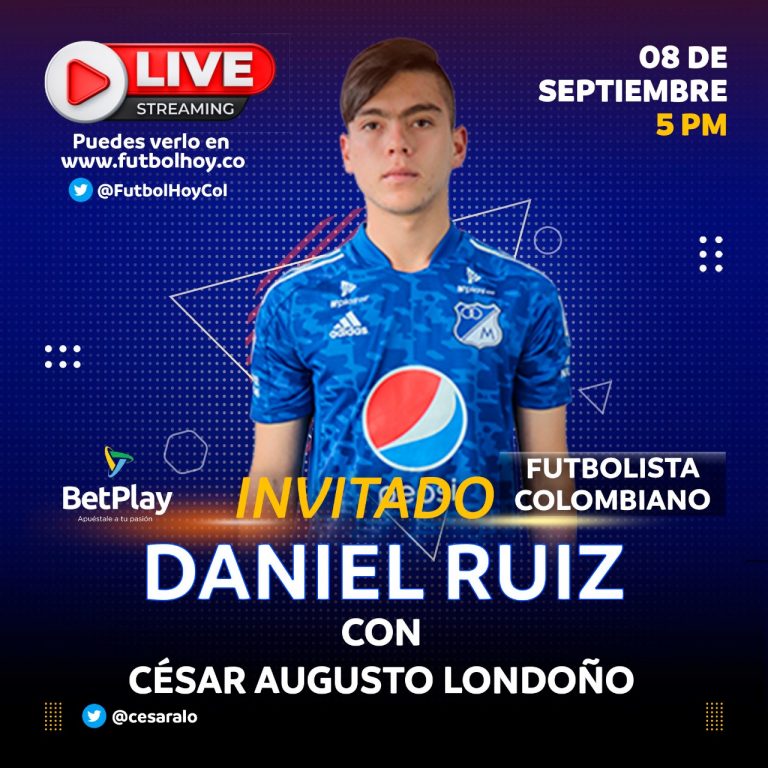 Una charla de fútbol con BetPlay y Daniel Ruiz