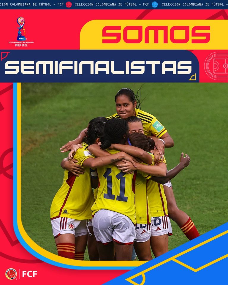 Colombia en ‘semis’ del Mundial sub-17