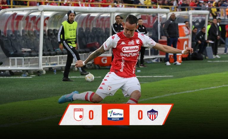 Santa Fe y Junior no se sacaron ventaja