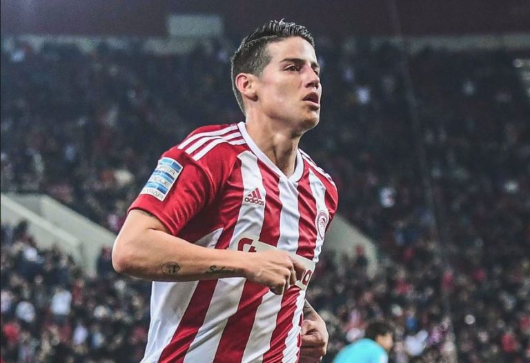 James despidió su año con gol y asistencia