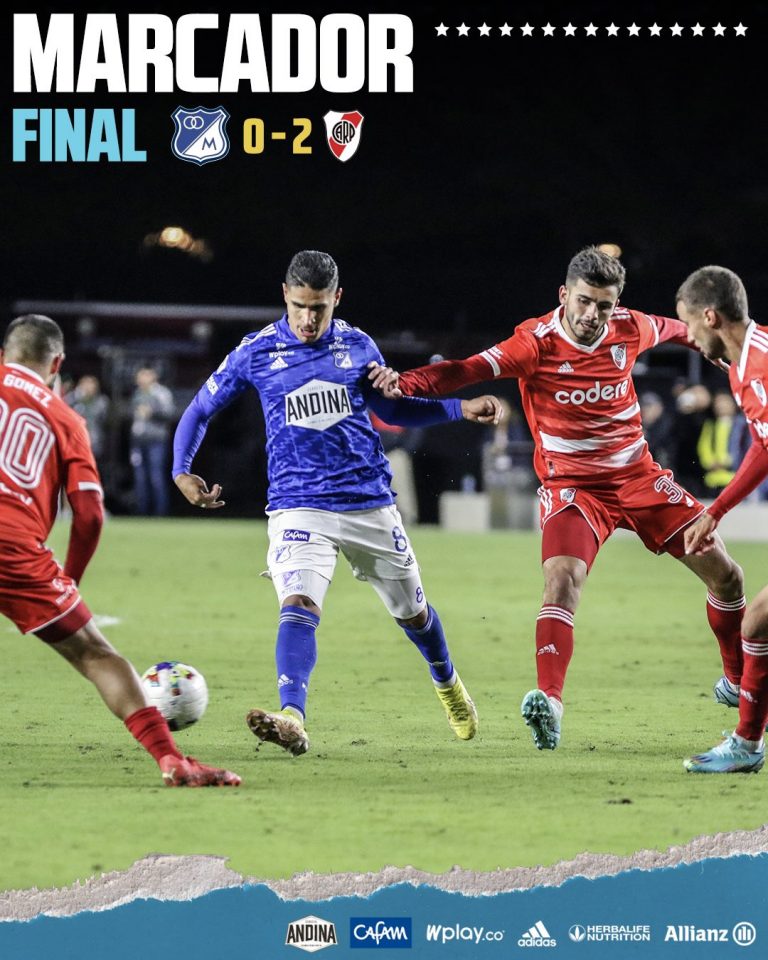 Millonarios cayó ante River Plate