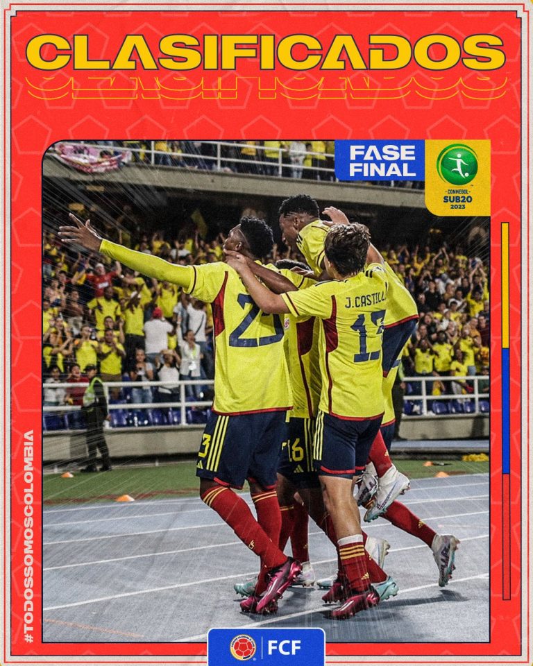 Colombia avanzó al hexagonal final del Sub-20