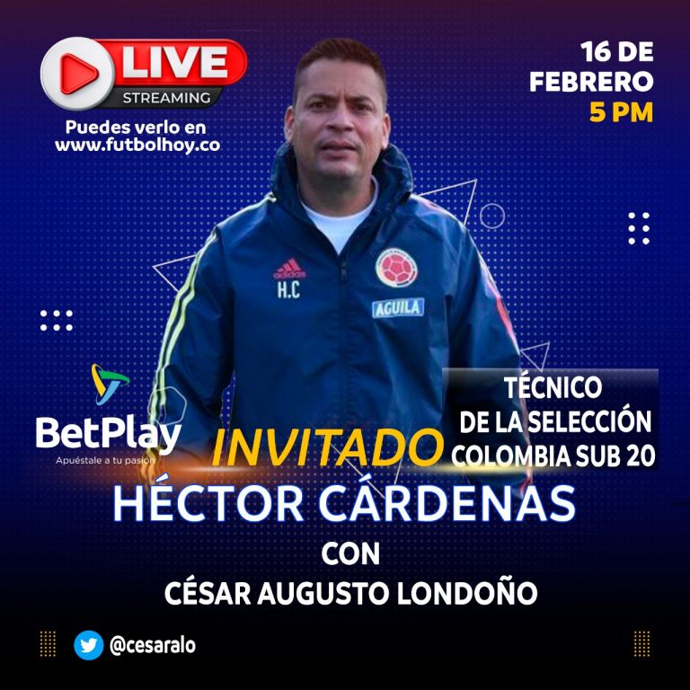 Una charla de fútbol con Héctor Cárdenas y BetPlay