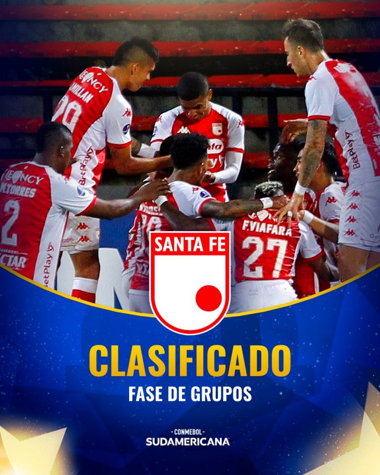 Santa Fe a grupos de la Sudamericana