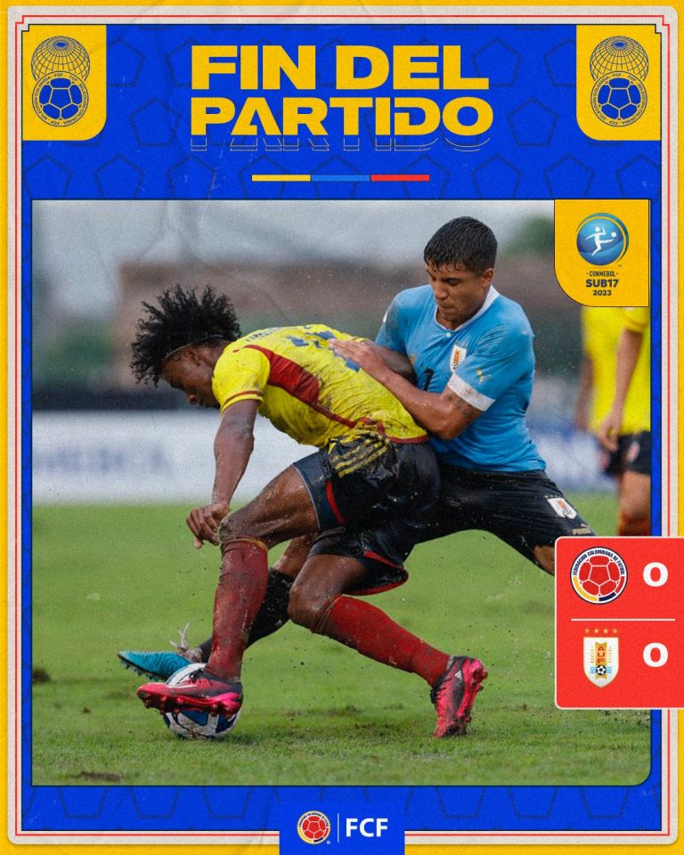 Colombia debuta con empate en Sudamericano Sub-17