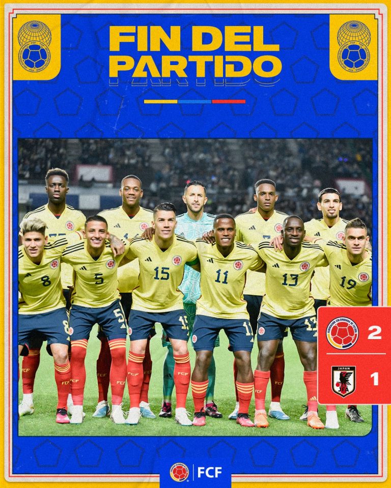 Colombia venció a Japón y sigue invicto