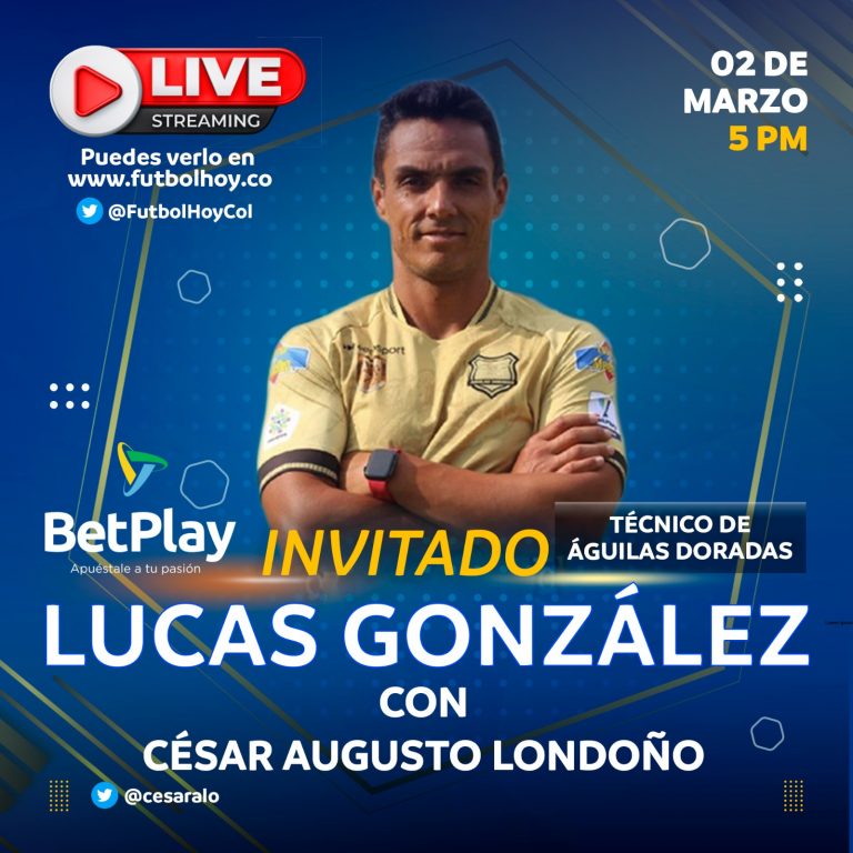 Una charla de fútbol con Lucas González DT de Águilas