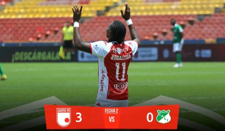 ‘Hugol’: Ganó Santa Fe con doblete de Rodallega