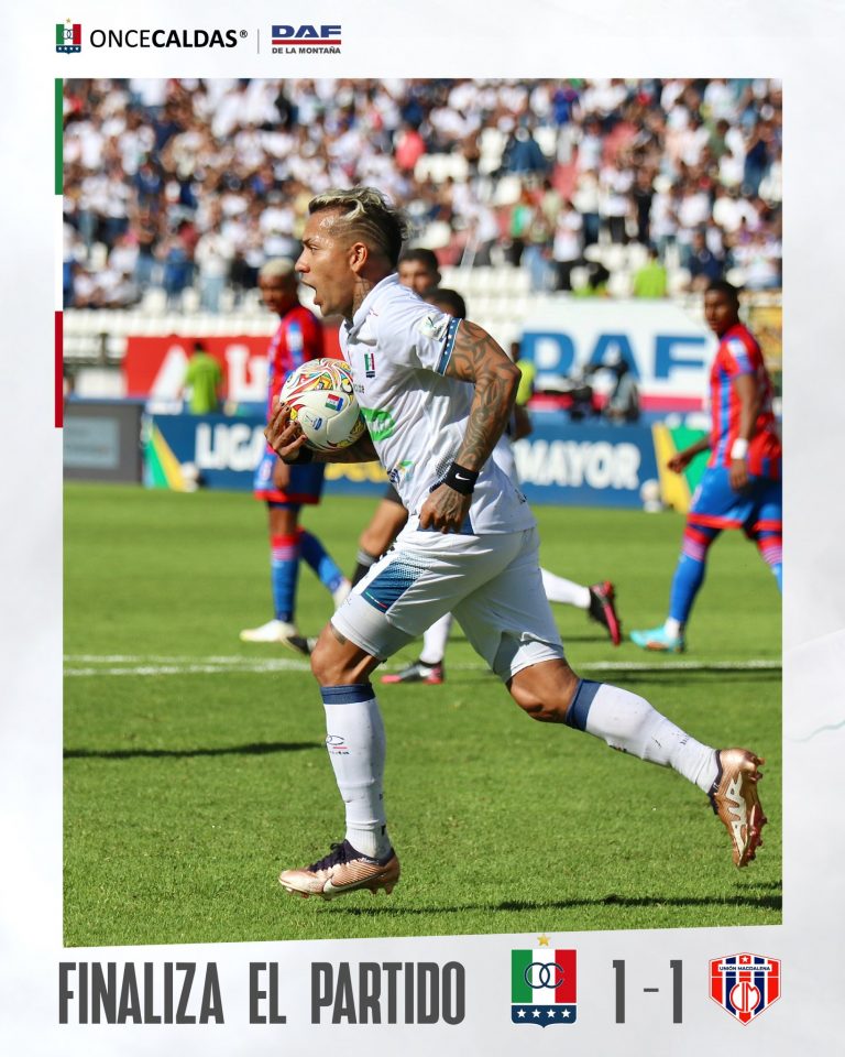 Dayro salvó un punto del Once Caldas
