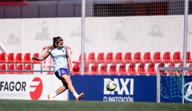 Leicy regresó a la formación del ‘Colchonero’