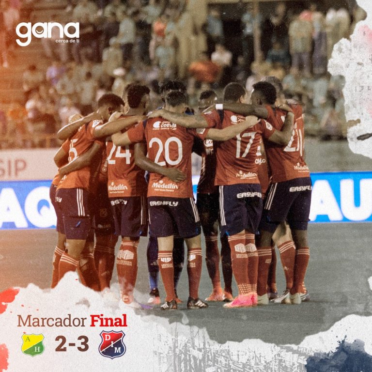 Triunfo agónico del Medellín