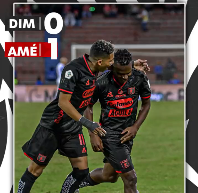 América se quedó con la victoria en Medellín