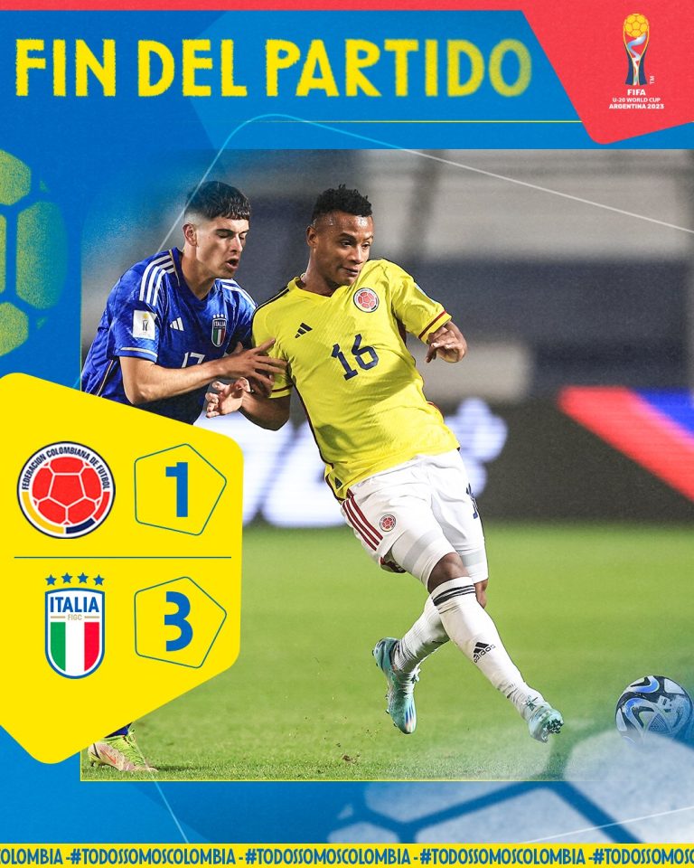 Colombia se despidió del Mundial Sub-20 en cuartos