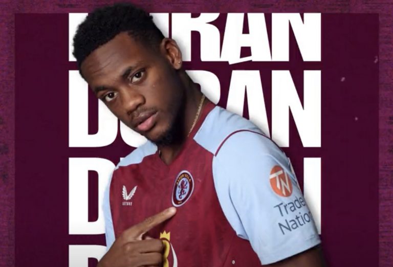 Jhon Jader Durán anotó su primer gol con Aston Villa: véalo aquí