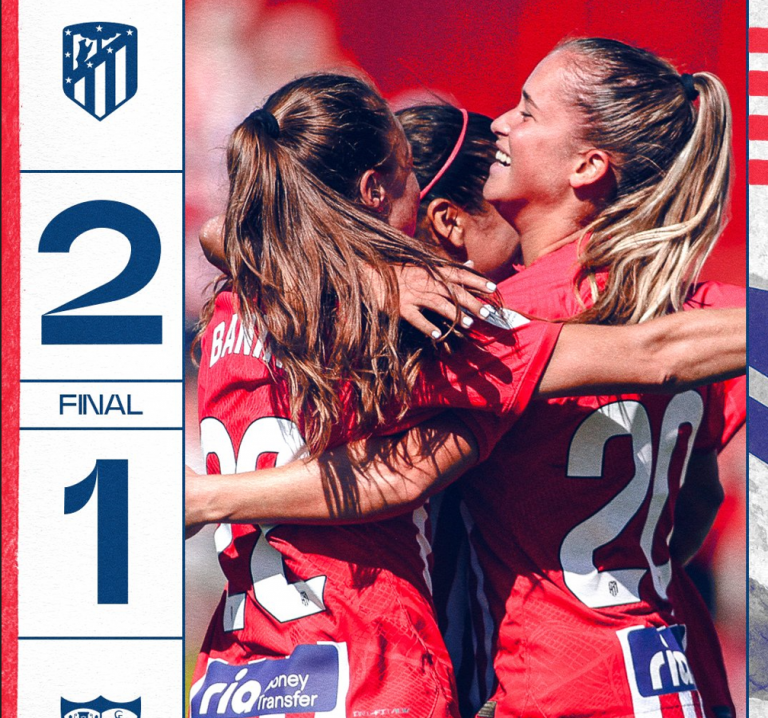 Doblete de golazos de Leicy Santos con el Atlético de Madrid