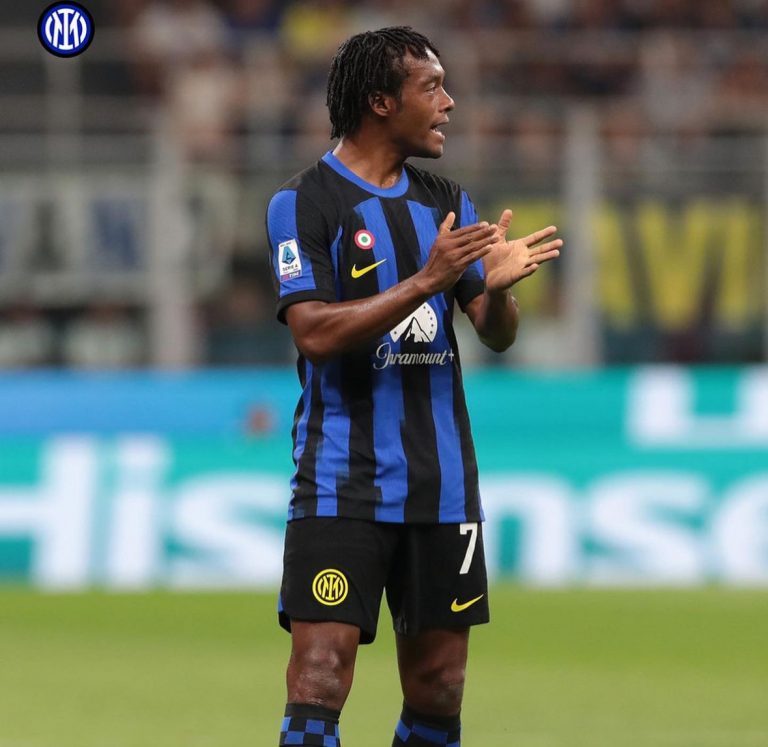 Cuadrado reaparece con el Inter: fue recibido en medio de chiflidos