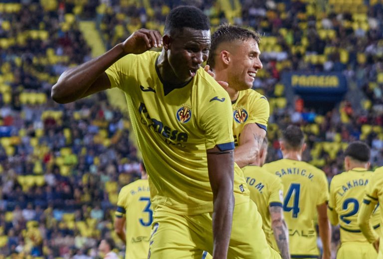 Yerson Mosquera anota en el triunfo de Villarreal