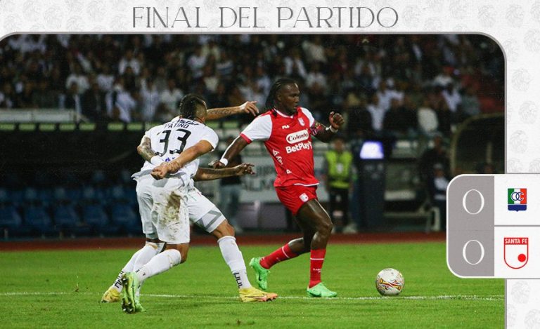 Santa Fe iguala en Manizales y mantiene el liderato