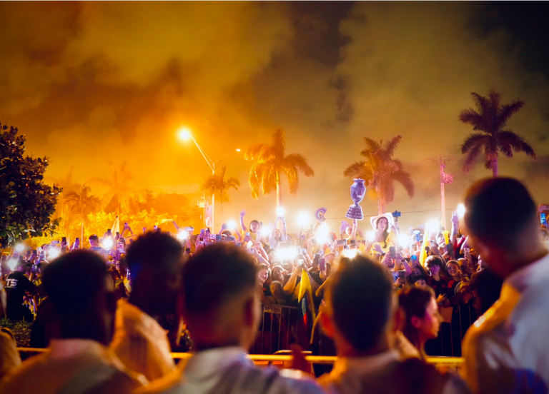Impresionante banderazo de colombianos en Miami: motivación para la Selección