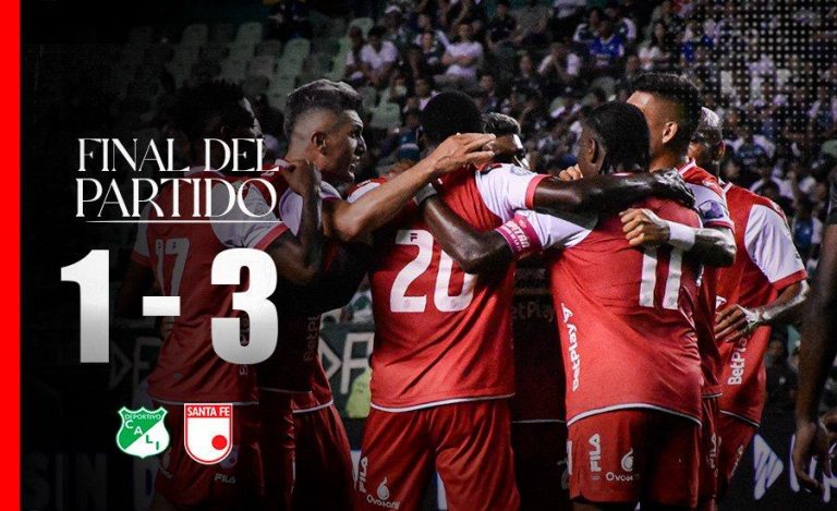 Santa Fe vence al Cali y sigue intratable fuera de su casa